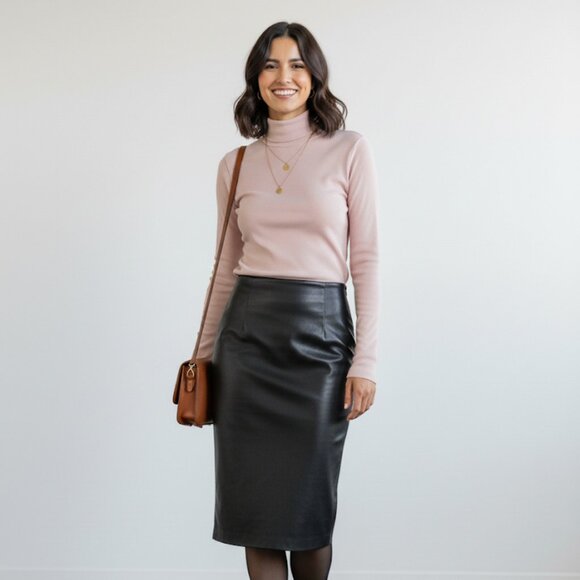 🔥 3/$40 NWOT Aritzia Wilfred Ribbed Turtleneck - Picture 1 of 3